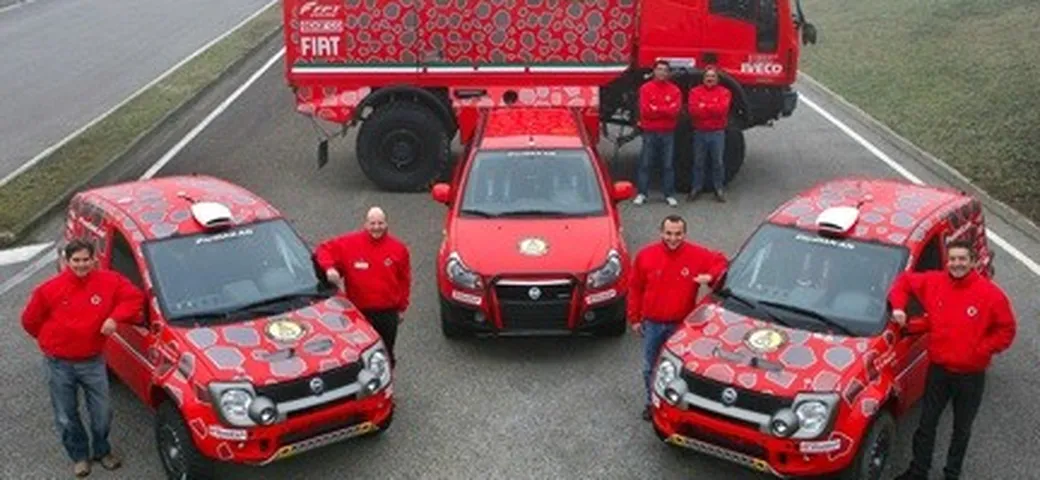 Il team PanDAKAR pronto alla partenza