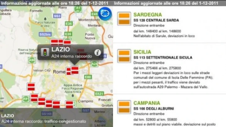 Rubrica App per motociclisti: VAI, l'applicazione di ANAS che t'informa sul traffico