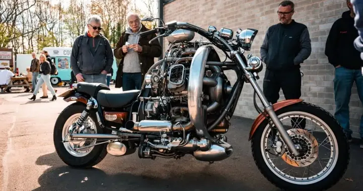 StarFire: la folle moto con motore radiale costruita su una terrazza