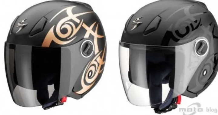 Casco Jet Scorpion-Exo 200 Tribal