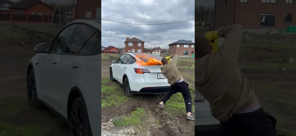 Distrugge una Tesla Model X: vandalismo o provocazione?