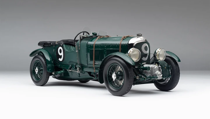 Bentley Blower: il modello in scala 1:8 dell'auto che corse a Le Mans