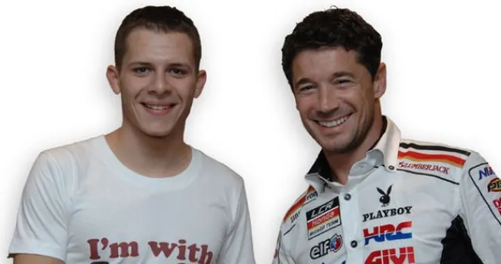 Stefan Bradl nel 2012 in MotoGP con il Team LCR Honda