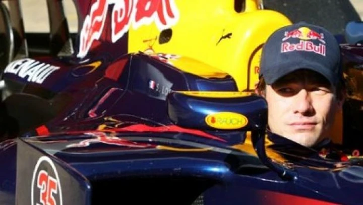 Sebastien Loeb in pista con una GP2, in attesa della F1