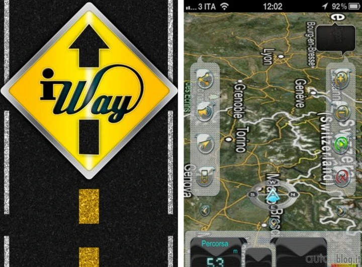 Apps per l'Automobilista: iWay GPS