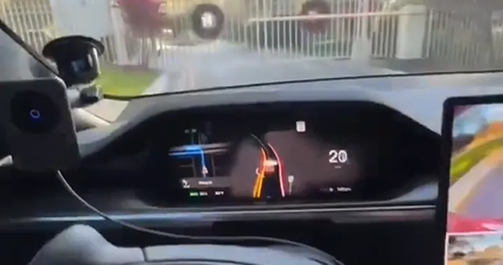 Tesla: l'Autopilot non vede un cancello, il guidatore evita il peggio [Video]