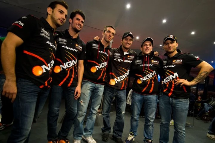 Presentato a Milano l'NGM Forward Team MotoGP e Moto2