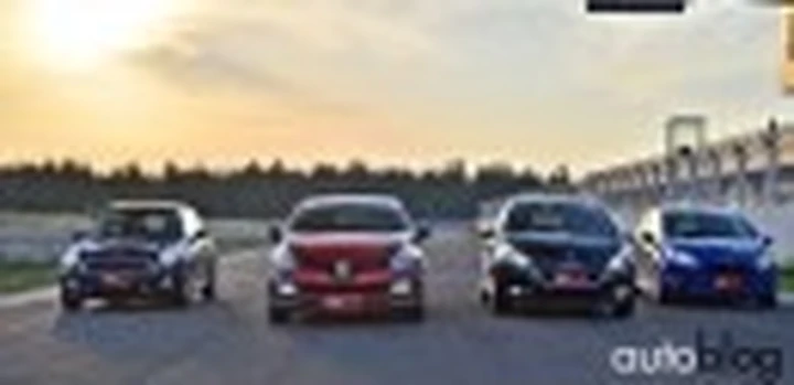 Comparativa Ford Fiesta ST, Mini Cooper S Peugeot 208 GTi e Clio RS il video in pista. Vinca la migliore!