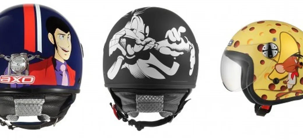 AXO: nuovi caschi con Lupin, Bugs Bunny e Speedy Gonzales