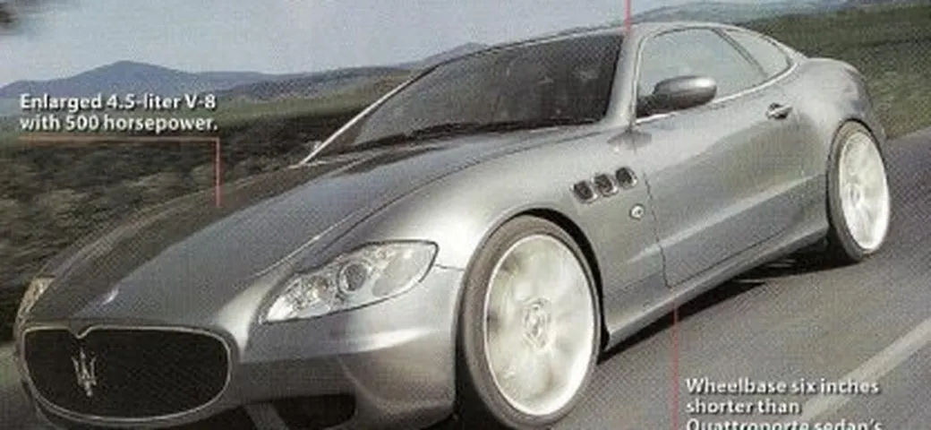 Ipotesi di Maserati Coupè
