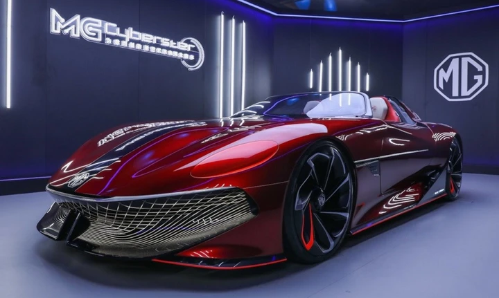 MG Cyberster Concept: una roadster elettrica al Salone di Shanghai