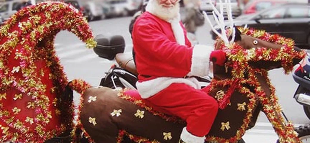 Babbo Natale è un motociclista, avevate dubbi?