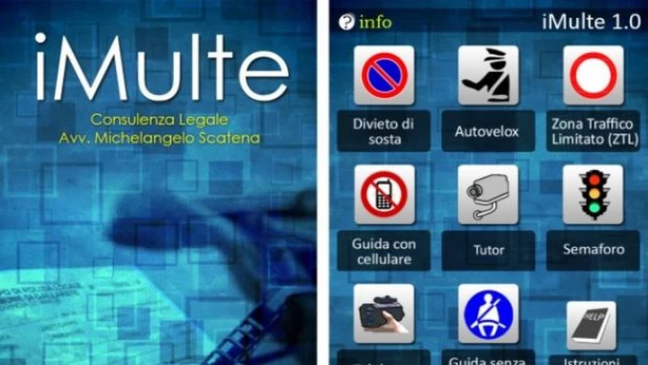 Apps per l'automobilista: iMulte