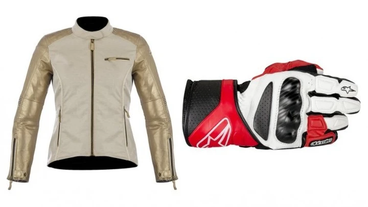 Alpinestars collezione primavera 2013: nuova giacca femminile Renee e guanto sportivo SP-8