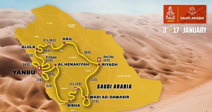 Dakar 2026, il programma di due settimane di adrenalina polverosa