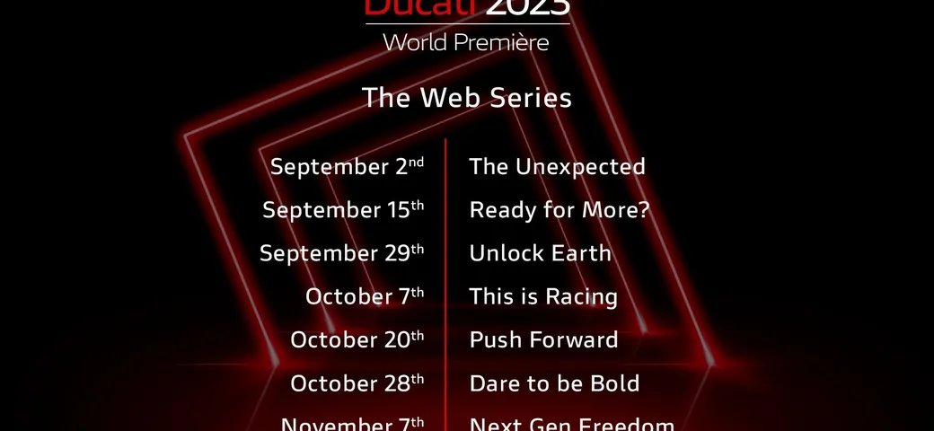 Ducati World Première 2023, si riparte a settembre: il calendario