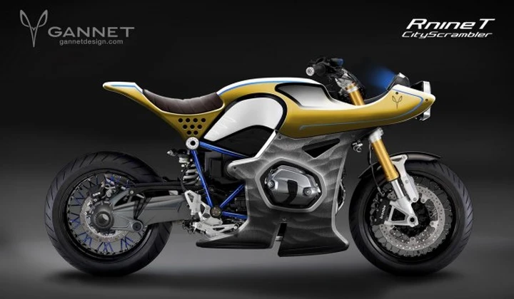 BMW R nineT City Scrambler Concept by Gannet Design