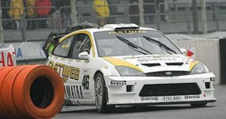 Marcus Gronholm sfida Valentino Rossi al Monza Rally Show