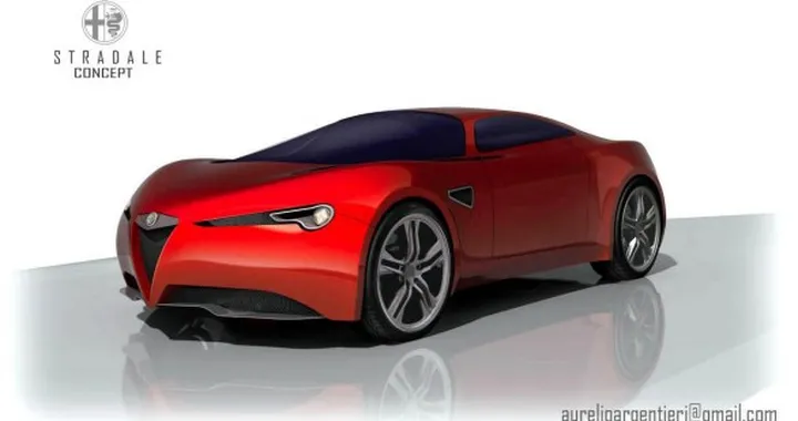Alfa Romeo Stradale Concept: render di Aurelio Argentieri