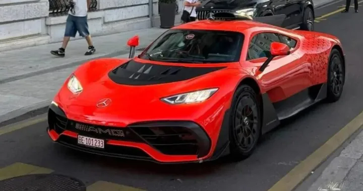 Mercedes-AMG One arancione avvistata a Ginevra: 1.063 CV da Formula 1