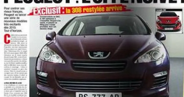 Peugeot 308: il restyling nel 2010