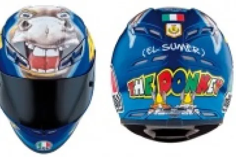 Anteprima: in vendita il casco col ciuchino di Valentino Rossi