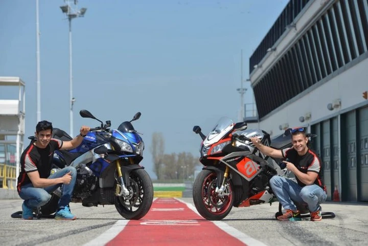 Aprilia V4 Days: Haslam e Torres presentano le nuove RSV4 e Tuono 1100