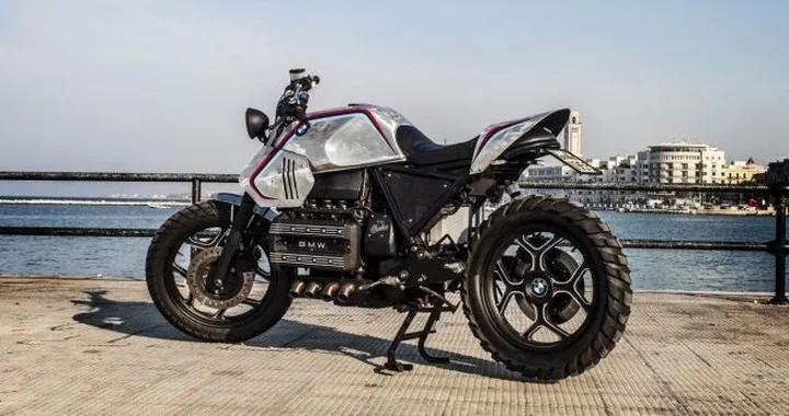 BMW K100 'Silver Gills' by Shaka Garage Bari