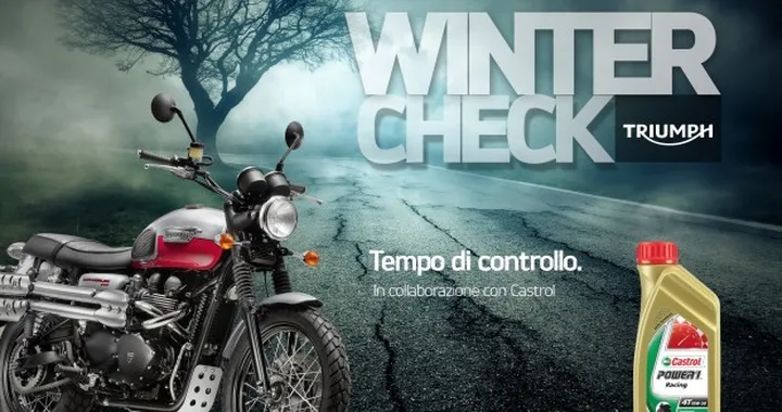 Triumph Winter Check: prepara la tua moto per i mesi più freddi