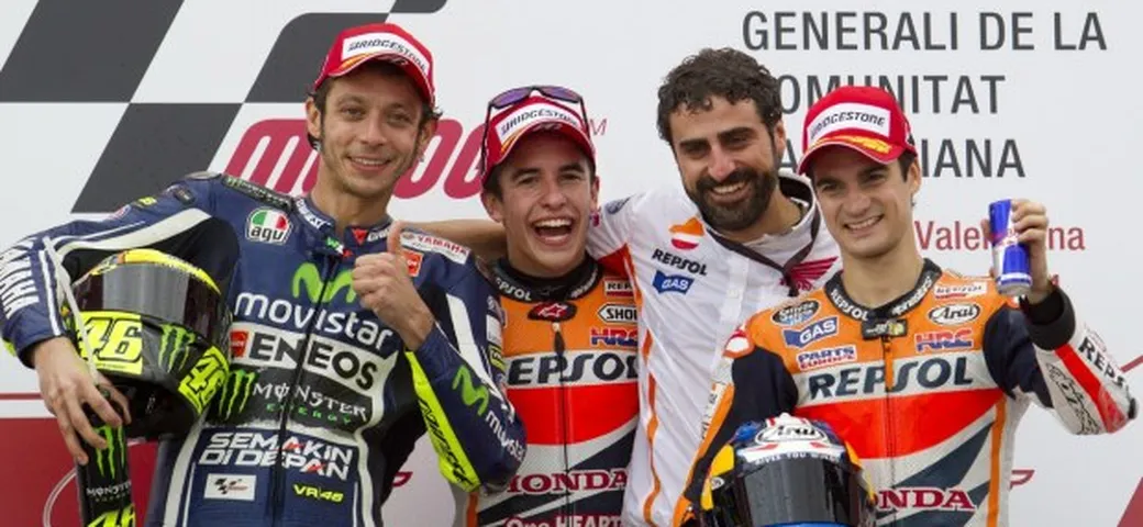 MotoGP Valencia 2014: Marquez vittoria e record, Valentino Rossi 2° e vice-Campione [FOTO]