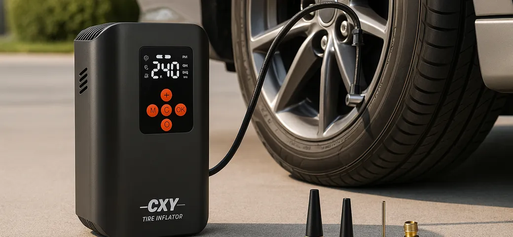 Compressore portatile 7500mAh in offerta: praticità e autonomia a prezzo bomba