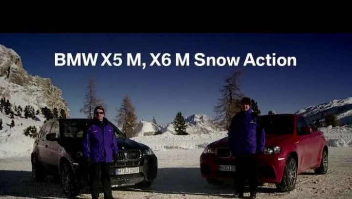 BMW X6 M, X5 M in azione sulla neve: ridicolizzano Jeremy Clarkson?