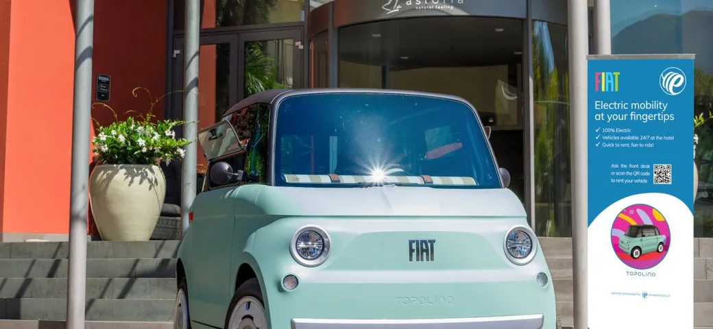 Fiat Topolino spunta negli alberghi: un nuovo servizio di lusso