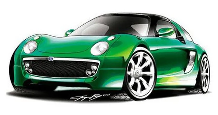 AC - Smart Roadster, primo disegno