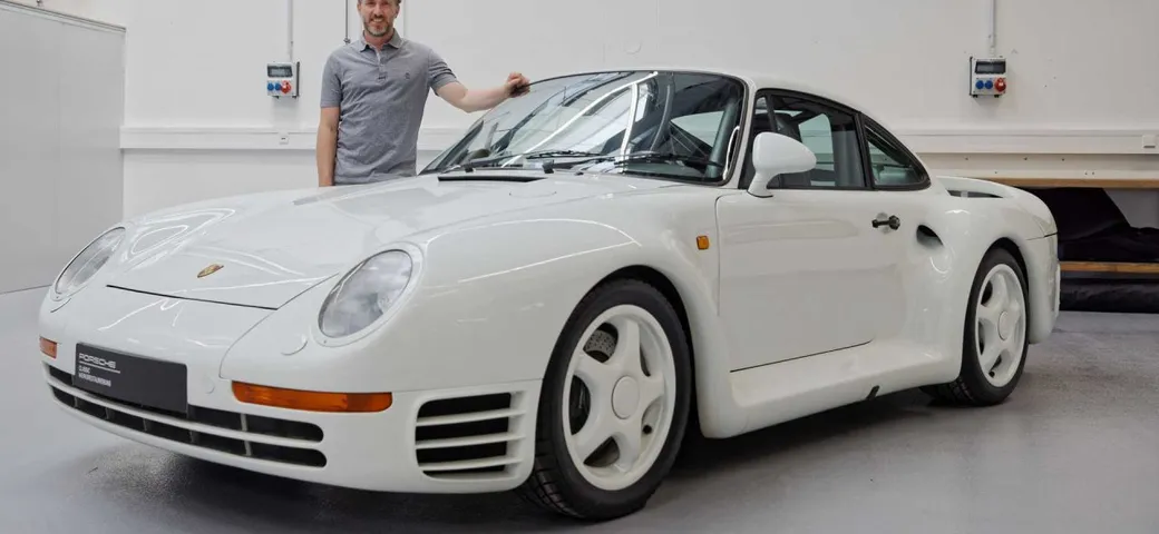 Porsche 959: il restauro dell'esemplare di Nick Heidfeld