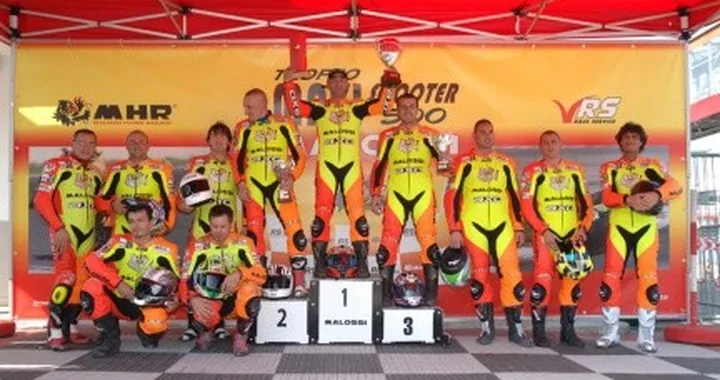 1a gara Trofeo Maxi scooter Malossi