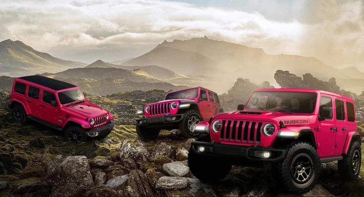 Jeep Wrangler Tuscadero Pink: un colore per distinguersi