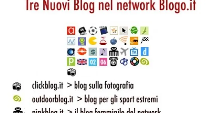 Al via Outdoorblog.it e Clickblog.it