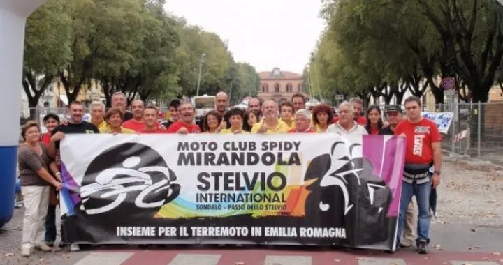 Il Moto Club Stelvio International a sostegno dei terremotati dell'Emilia