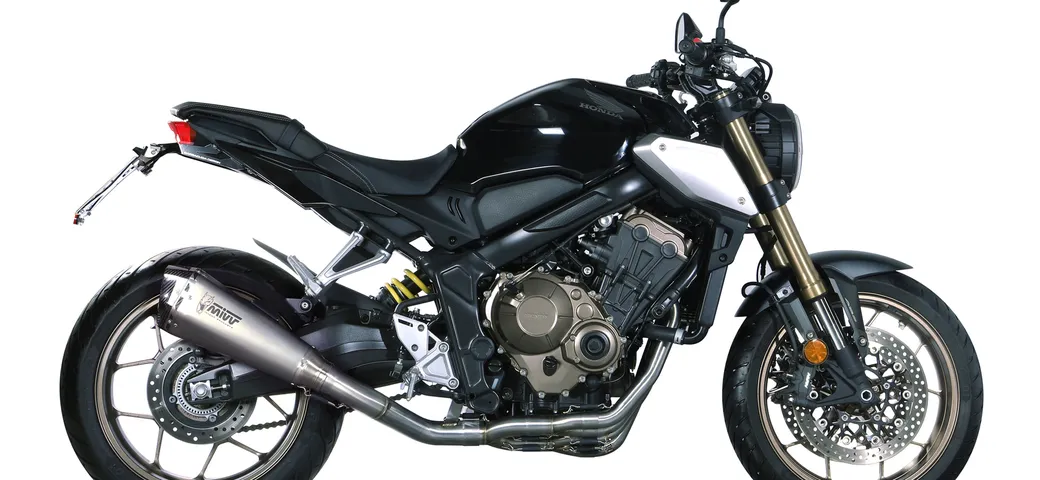Honda CB650R: scarichi Mivv per strada e per pista