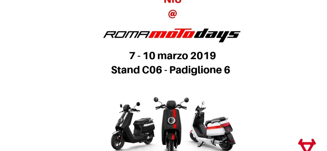 Scooter elettrici: NIU a Roma Motodays
