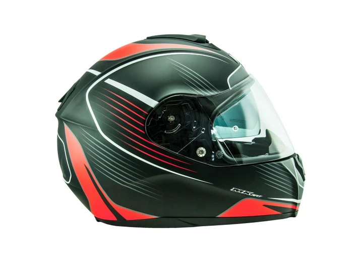 Casco moto NOS NS-6 Typhoon Red