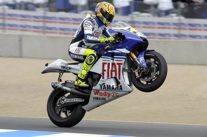 MotoGP: Valentino Rossi conquista l'America a Laguna Seca