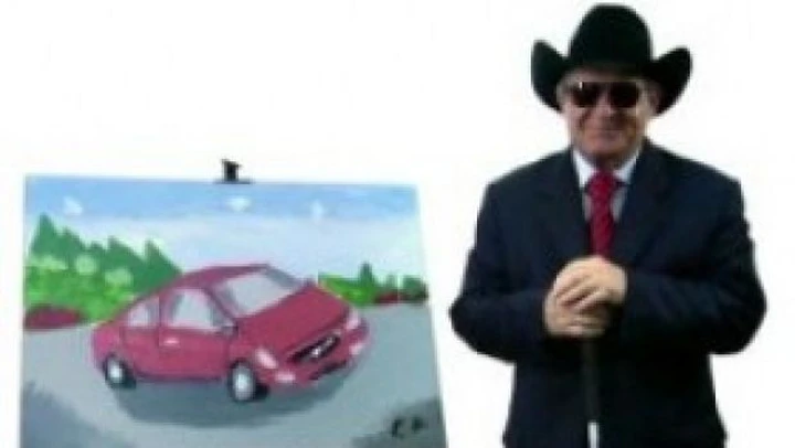 Volvo S60: il suo ritratto realizzato da un pittore cieco è stato venduto per oltre 3000 dollari