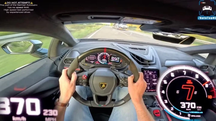 Ferrari e Lamborghini a 370 km/h: la pericolosa sfida in Autobahn