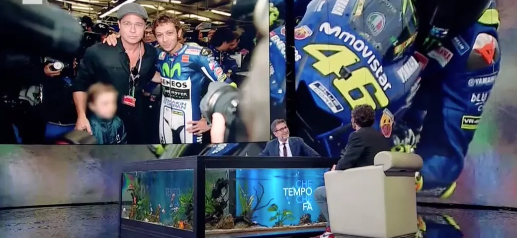 Valentino Rossi ospite a Che Tempo Che Fa