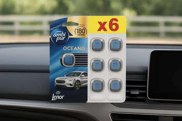 Profumo di freschezza in auto: Ambi Pur a prezzo speciale su Amazon