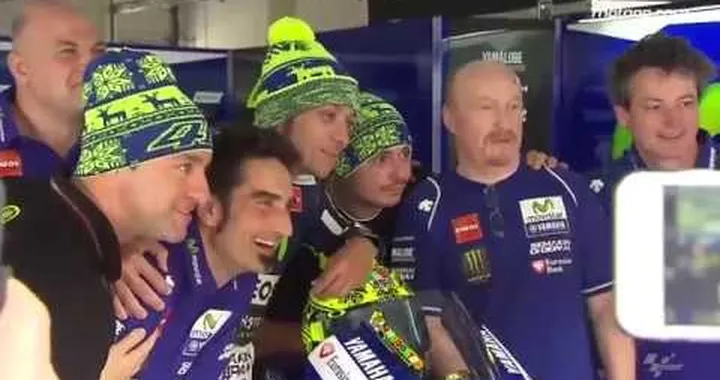 Special new winter helmet design for Rossi