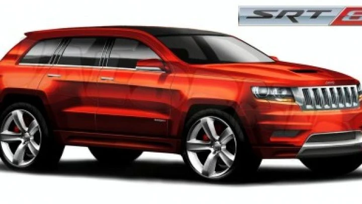Nuova Jeep Grand Cherokee SRT-8: prima ricostruzione grafica
