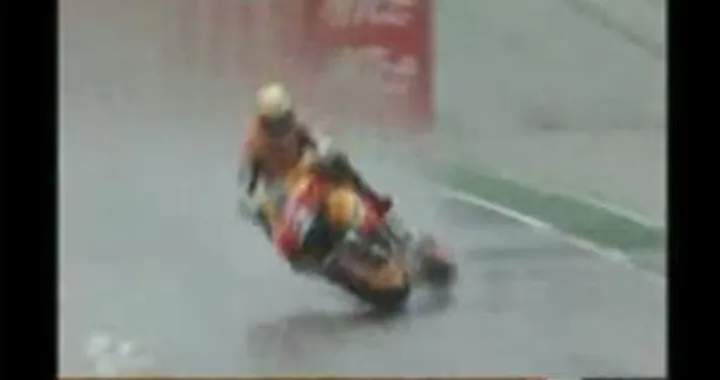 Dani Pedrosa: lo scivolone del Sachsenring